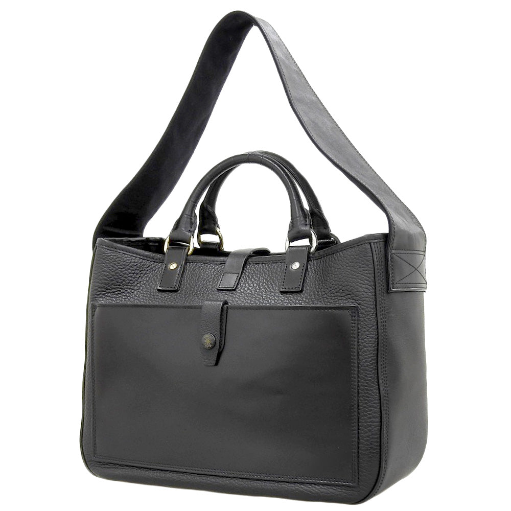 Porter Core Leather 2WAY Handbag Black