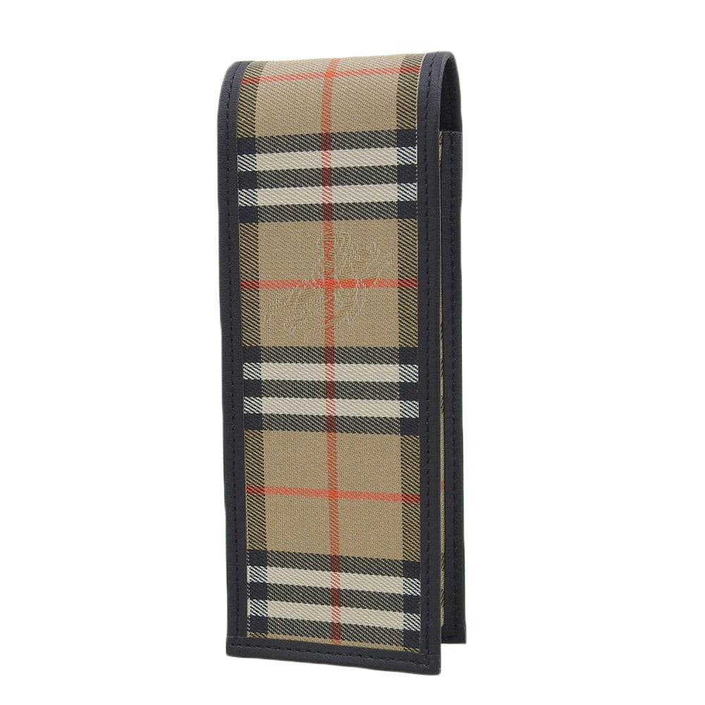 Burberry Canvas Check Pen Case Beige