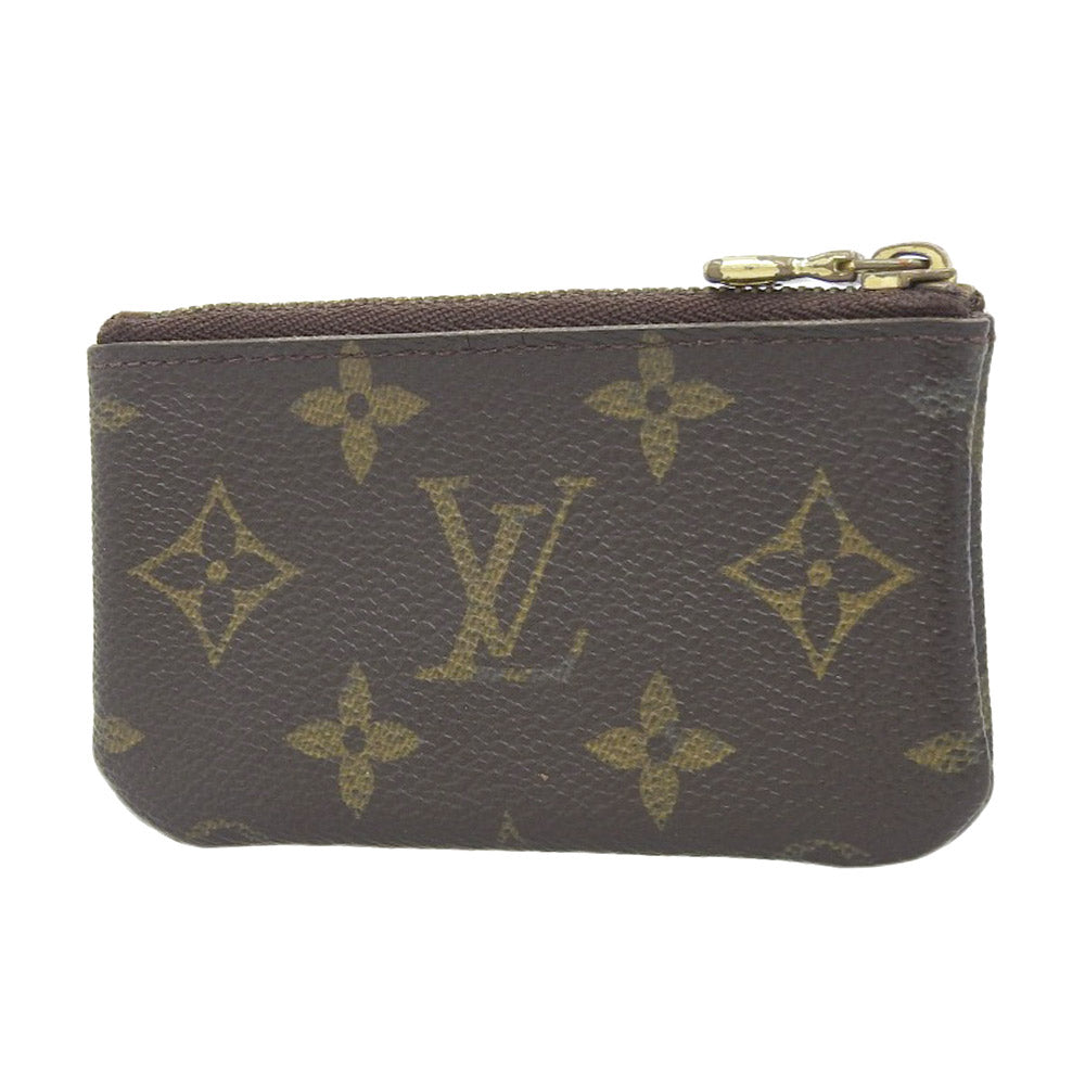 Louis Vuitton Monogram Pochette Cles Coin Case M62650 in Very Good Condition