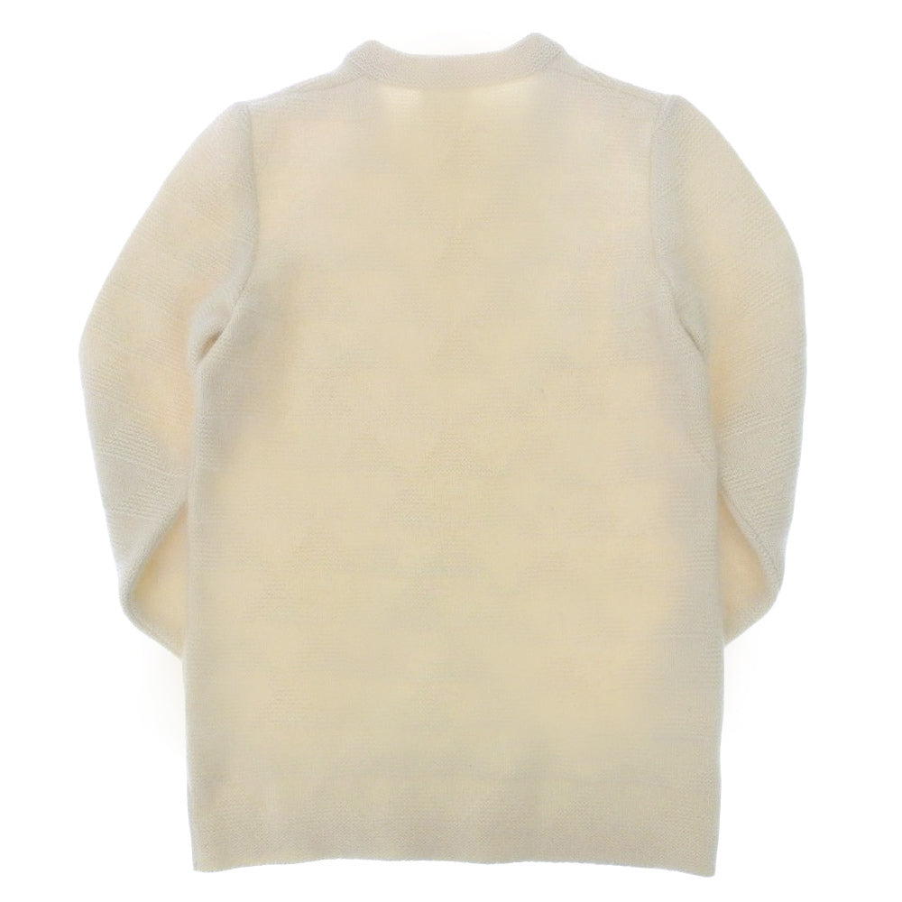 Hermes Angora Wool Nylon V-Neck Sweater in Excellent Condition