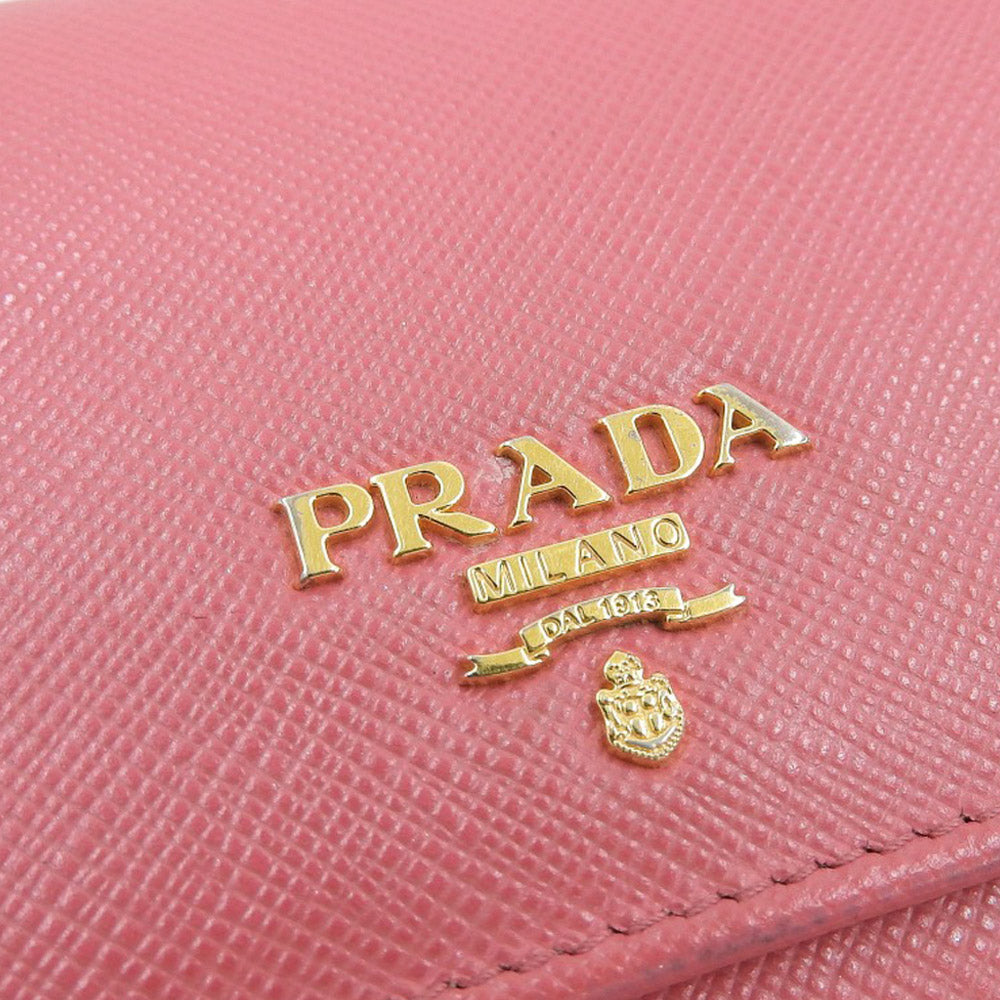 Prada Saffiano Leather Long Wallet 1MH132 in Very Good Condition