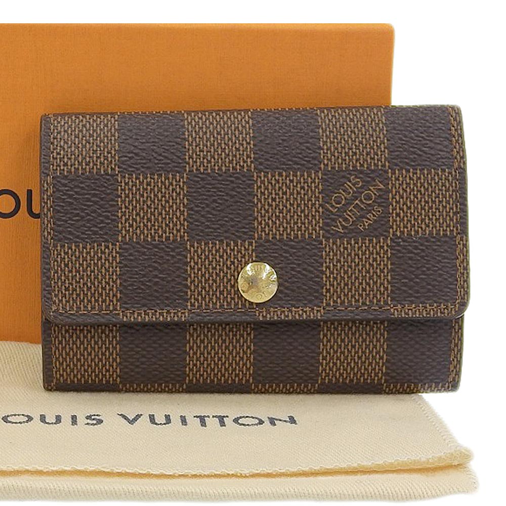 Louis Vuitton Damier Multicles 6 Key Holder N62630 in Very Good Condition