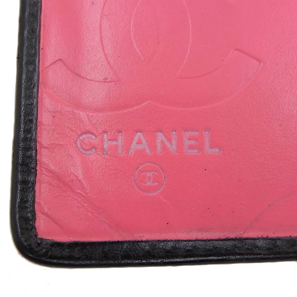 Chanel Cambon Line Bifold Long Wallet A26717