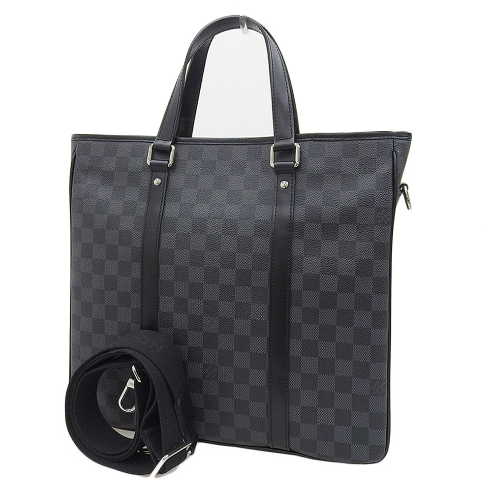 Louis Vuitton Damier Graphite Tadao PM Briefcase N41259 in Great Condition