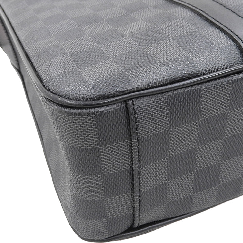 Louis Vuitton Damier Graphite Tadao PM Briefcase N41259 in Great Condition