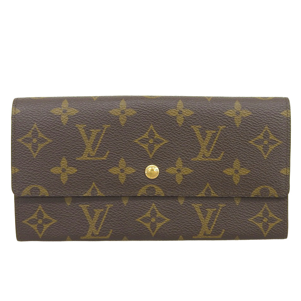 Louis Vuitton Monogram Portefeuille Sarah Long Wallet M61734 in Great Condition