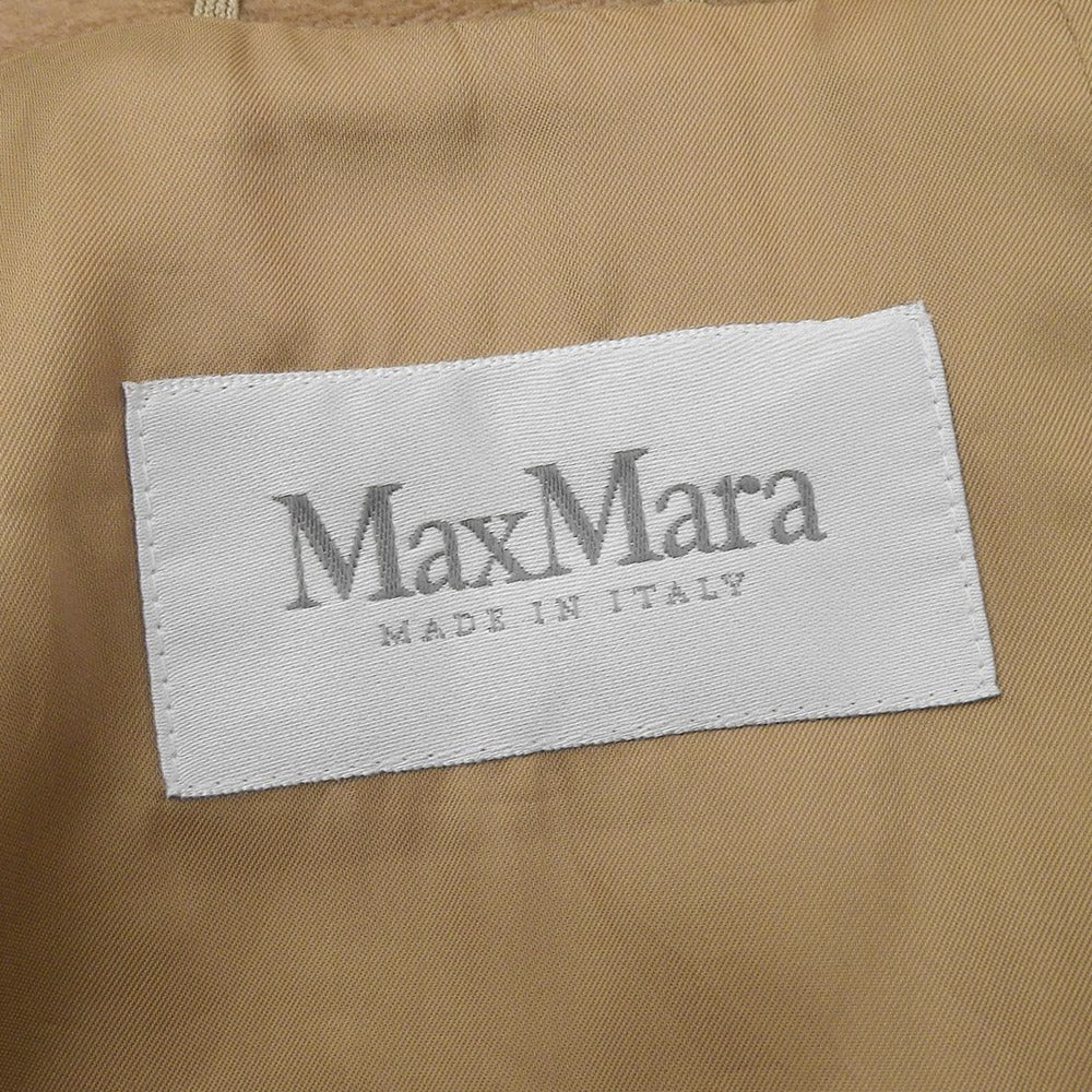 Max Mara Wool Cashmere Belted Coat Beige 36 in Excellent Condition