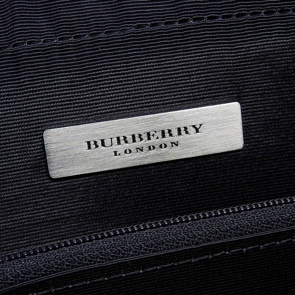 Burberry London Nova Check Nylon Leather Handbag in Great Condition