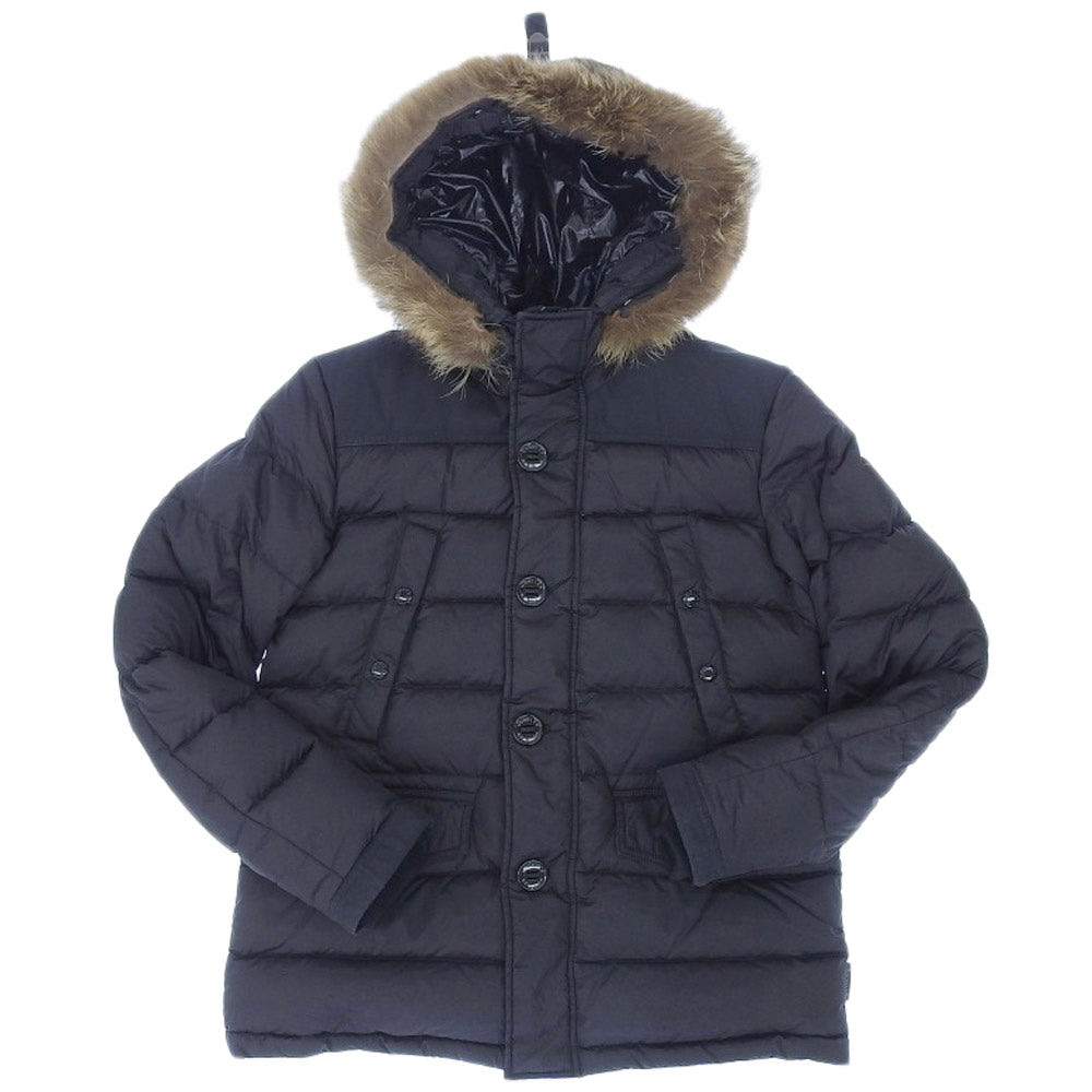 Moncler Charant Down Jacket 100% Nylon Black Size 1 in Great Condition