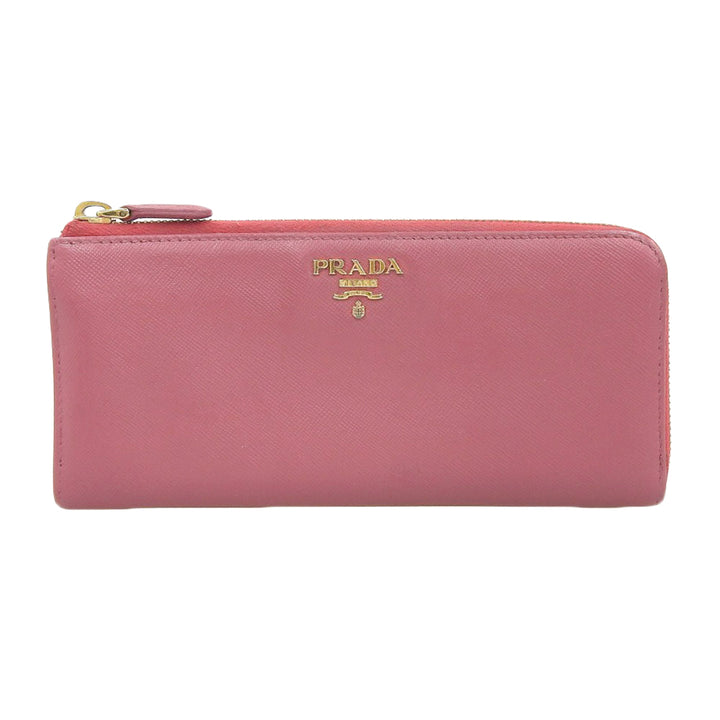 Prada Saffiano Leather L-Zip Long Wallet 1M1183