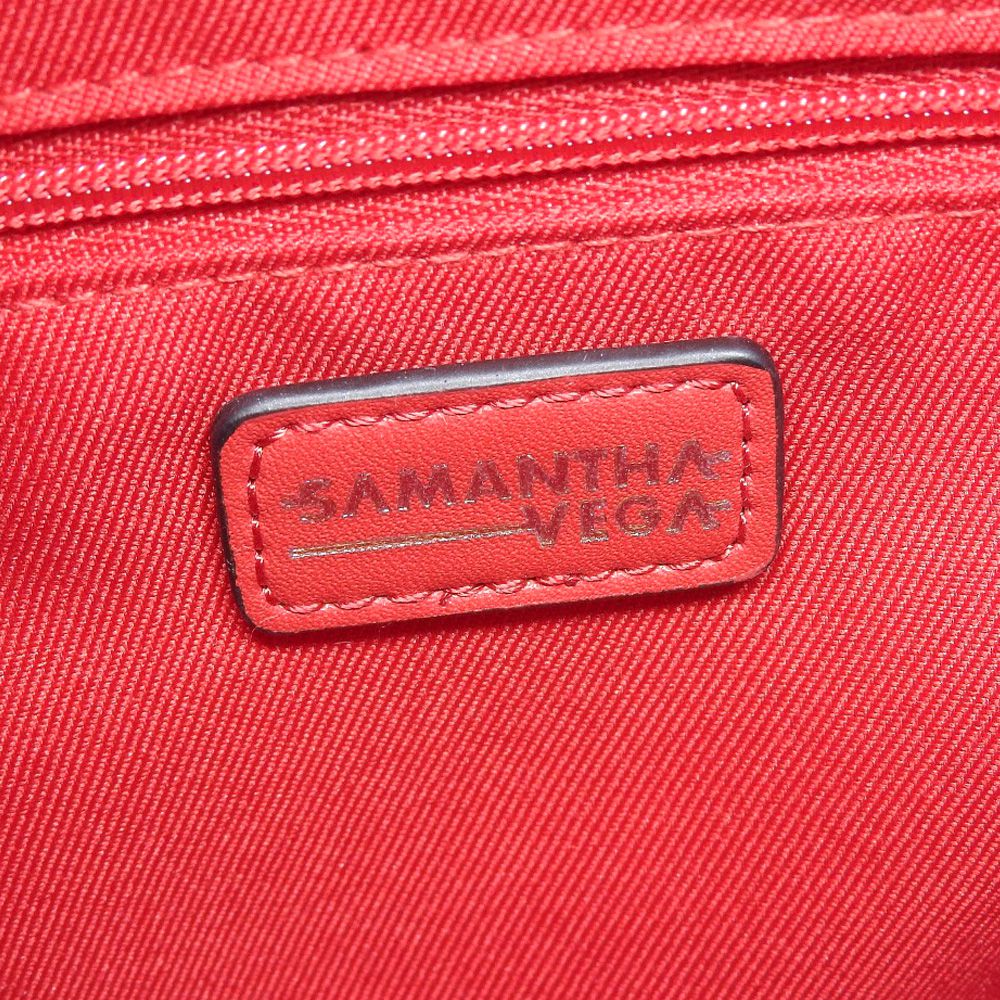 Samantha Vega 2WAY Handbag Shoulder Bag Red in Excellent Condition