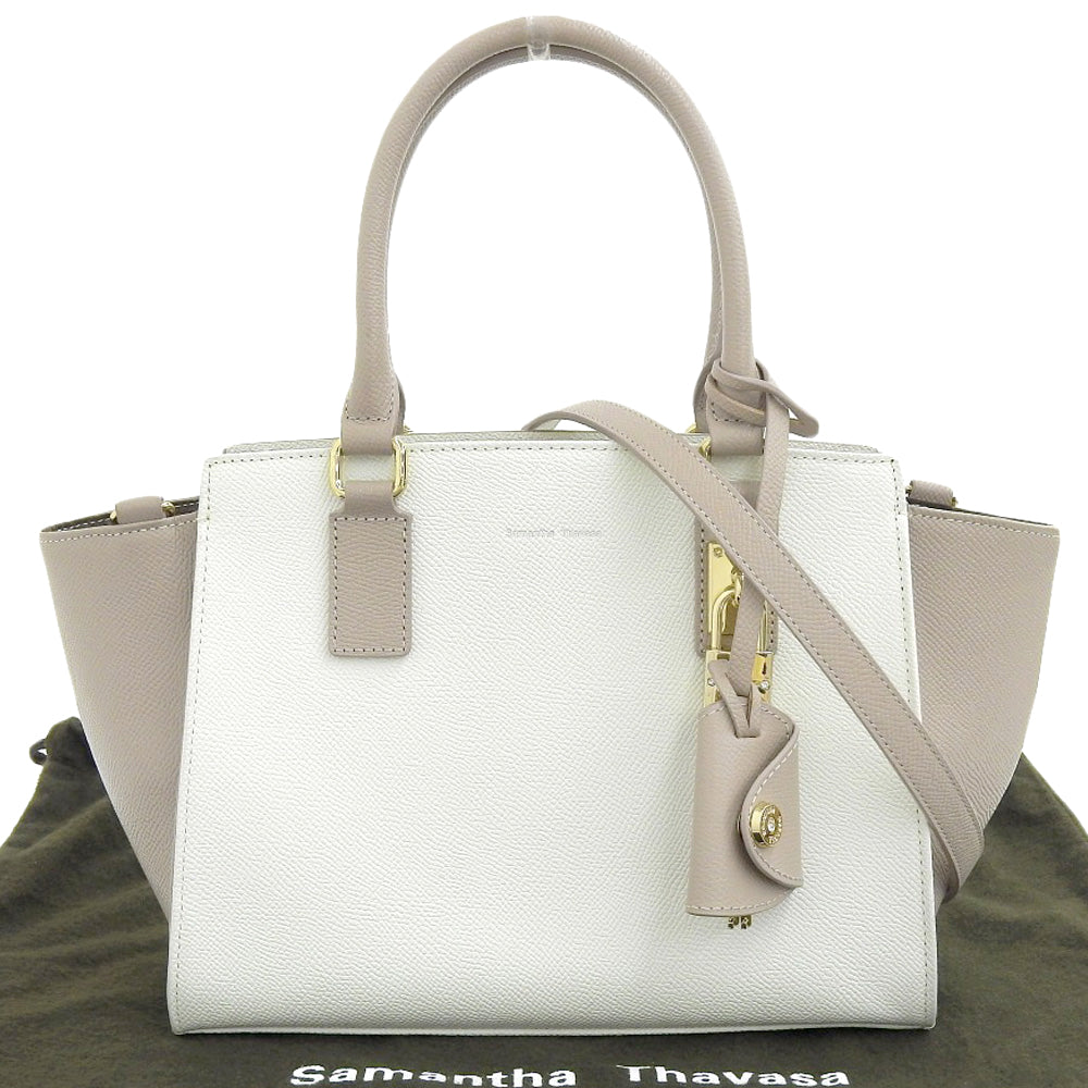 Samantha Thavasa Bicolor 2WAY Handbag Shoulder Bag in Great Condition