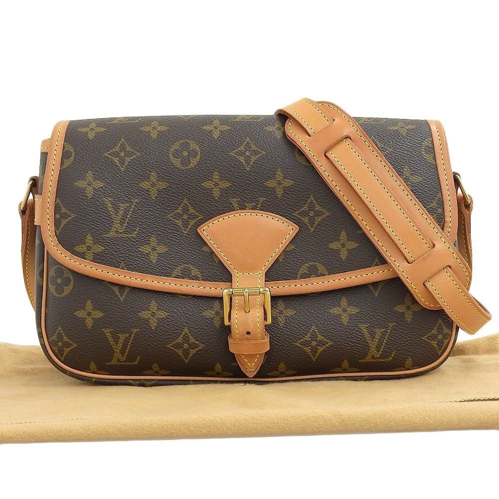 Louis Vuitton Monogram Sologne Shoulder Bag M42250 in Very Good Condition