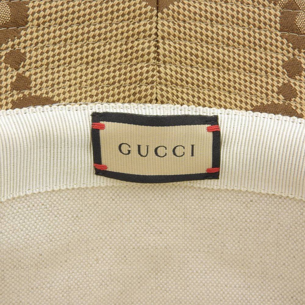 Gucci Jumbo GG Canvas Bucket Hat Unisex