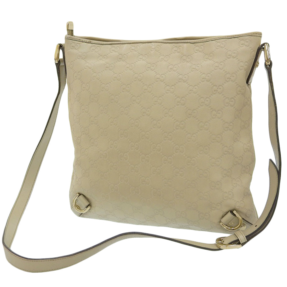 Gucci Leather Shoulder Bag Ivory 131326 467891