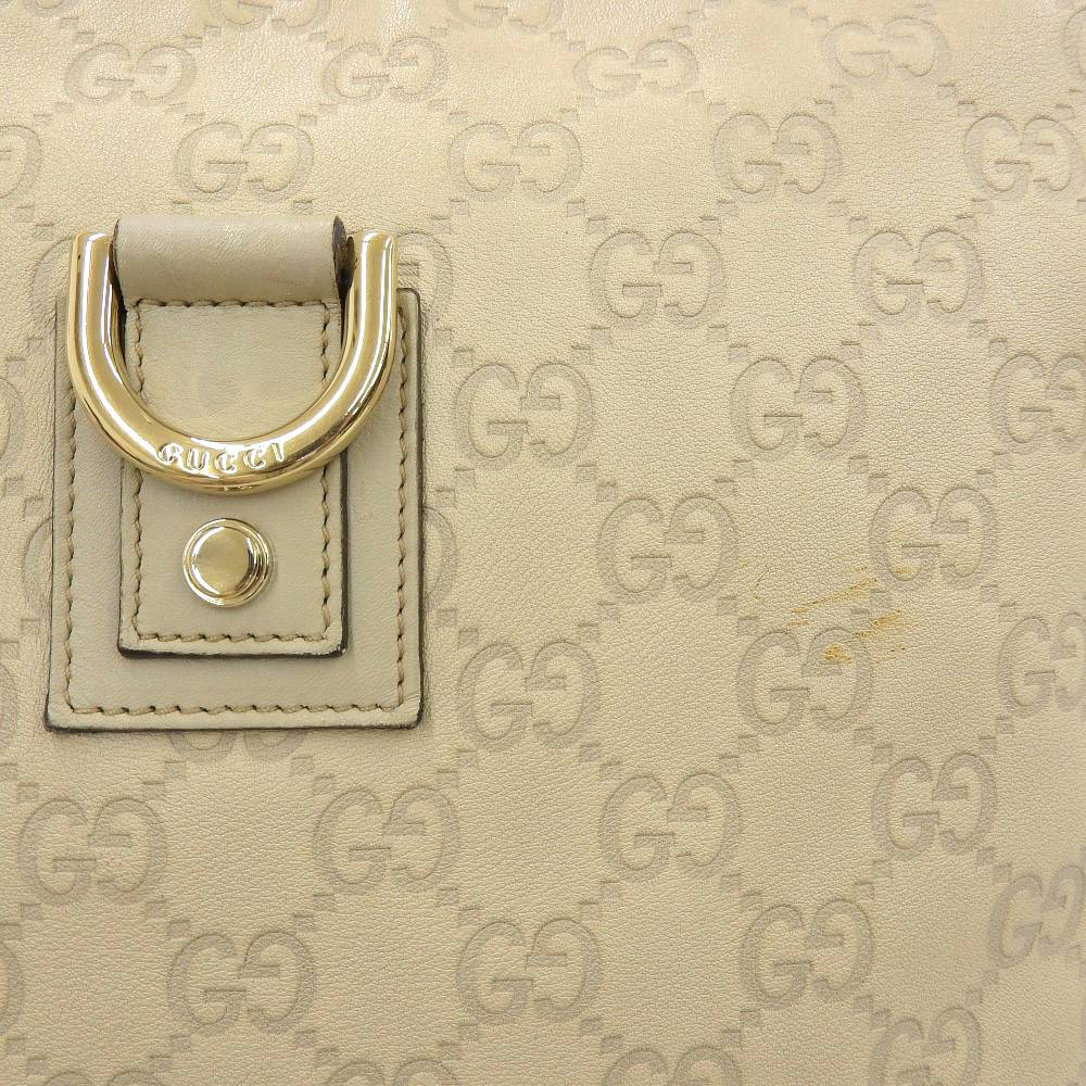 Gucci Leather Shoulder Bag Ivory 131326 467891