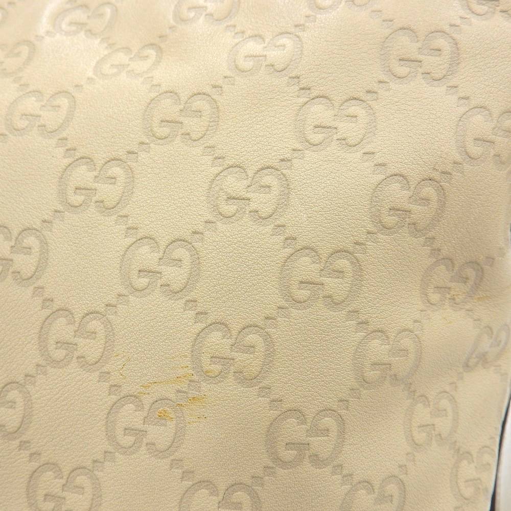 Gucci Leather Shoulder Bag Ivory 131326 467891