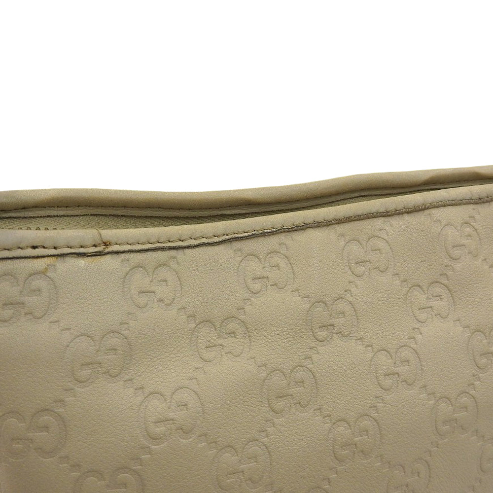 Gucci Leather Shoulder Bag Ivory 131326 467891