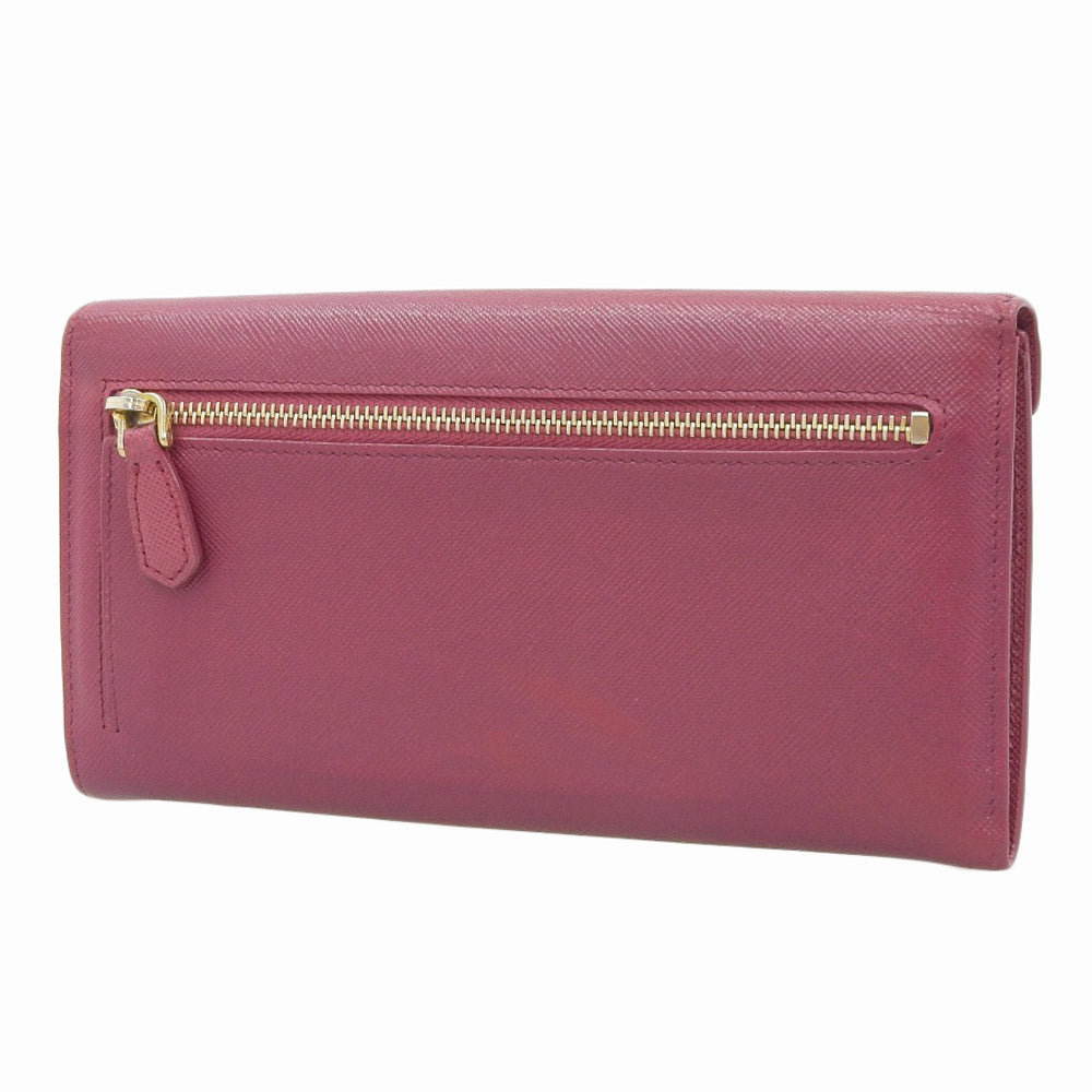 Prada Saffiano Bicolor Letter Wallet 1MH037