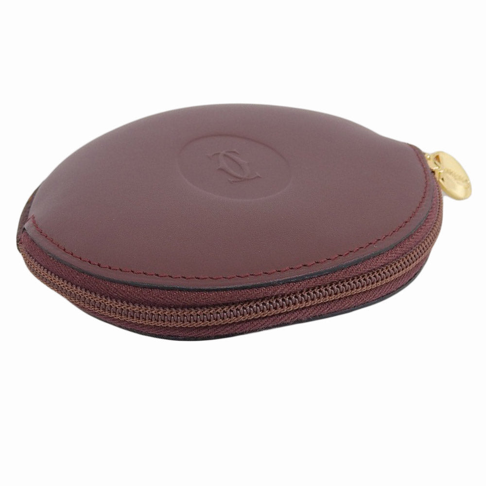 Cartier Leather Coin Case L3000111 in Great Condition