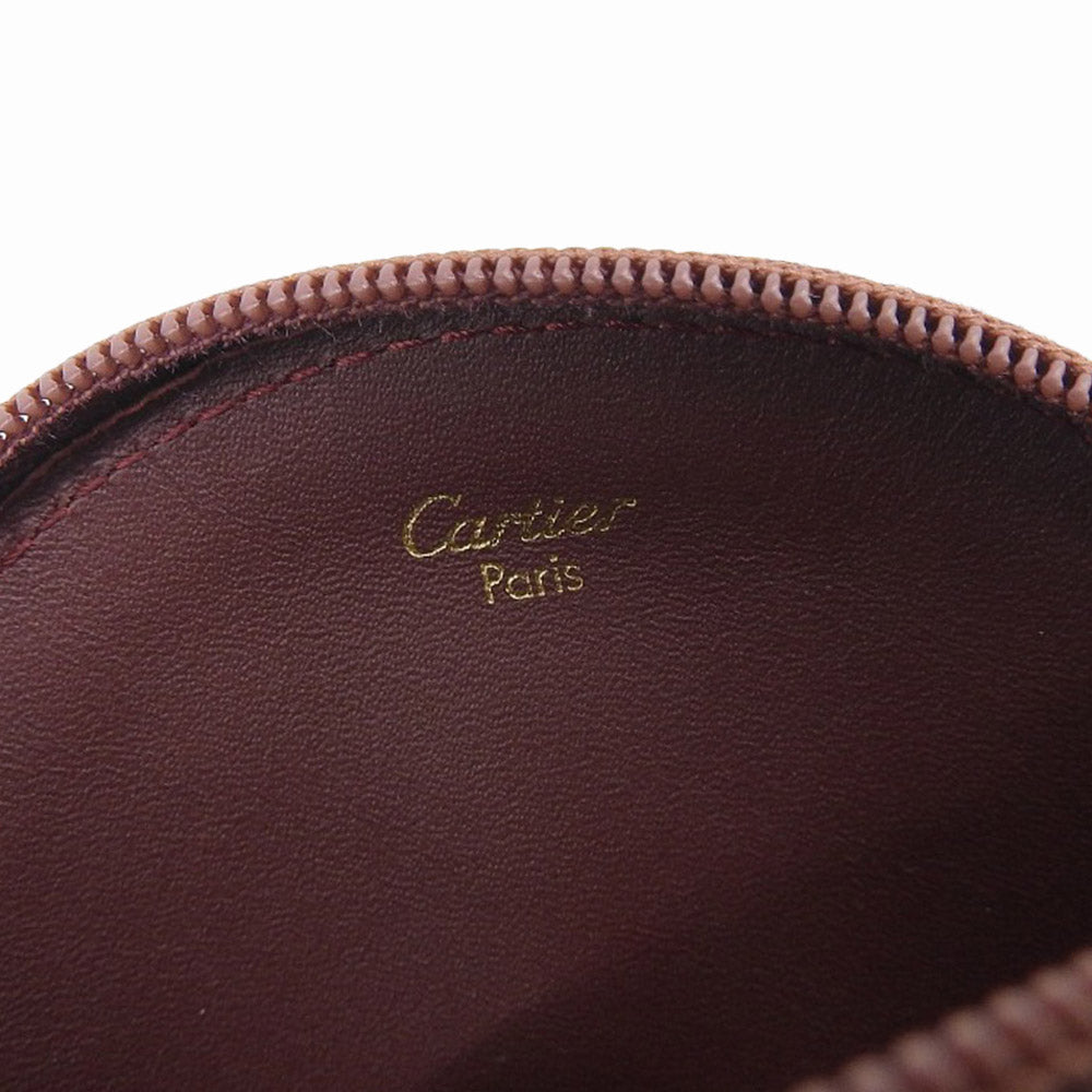 Cartier Leather Coin Case L3000111 in Great Condition