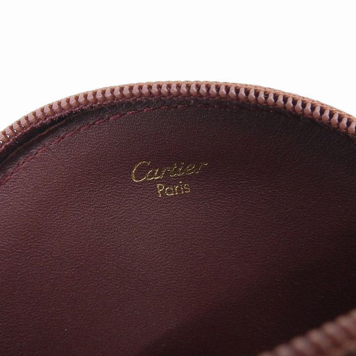 Cartier Leather Coin Case L3000111 in Great Condition