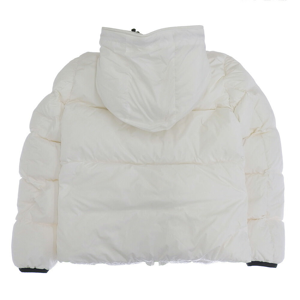 Moncler Down Jacket White Nylon Feather Men's