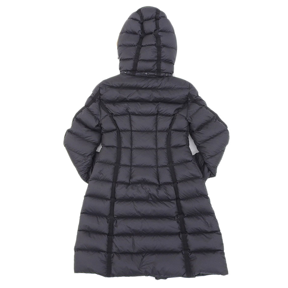 Moncler Hermifur Down Coat Black