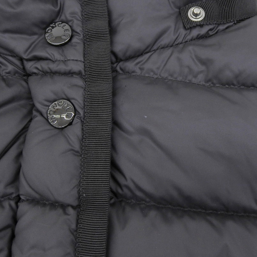 Moncler Hermifur Down Coat Black