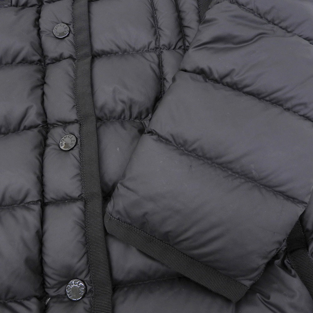 Moncler Hermifur Down Coat Black