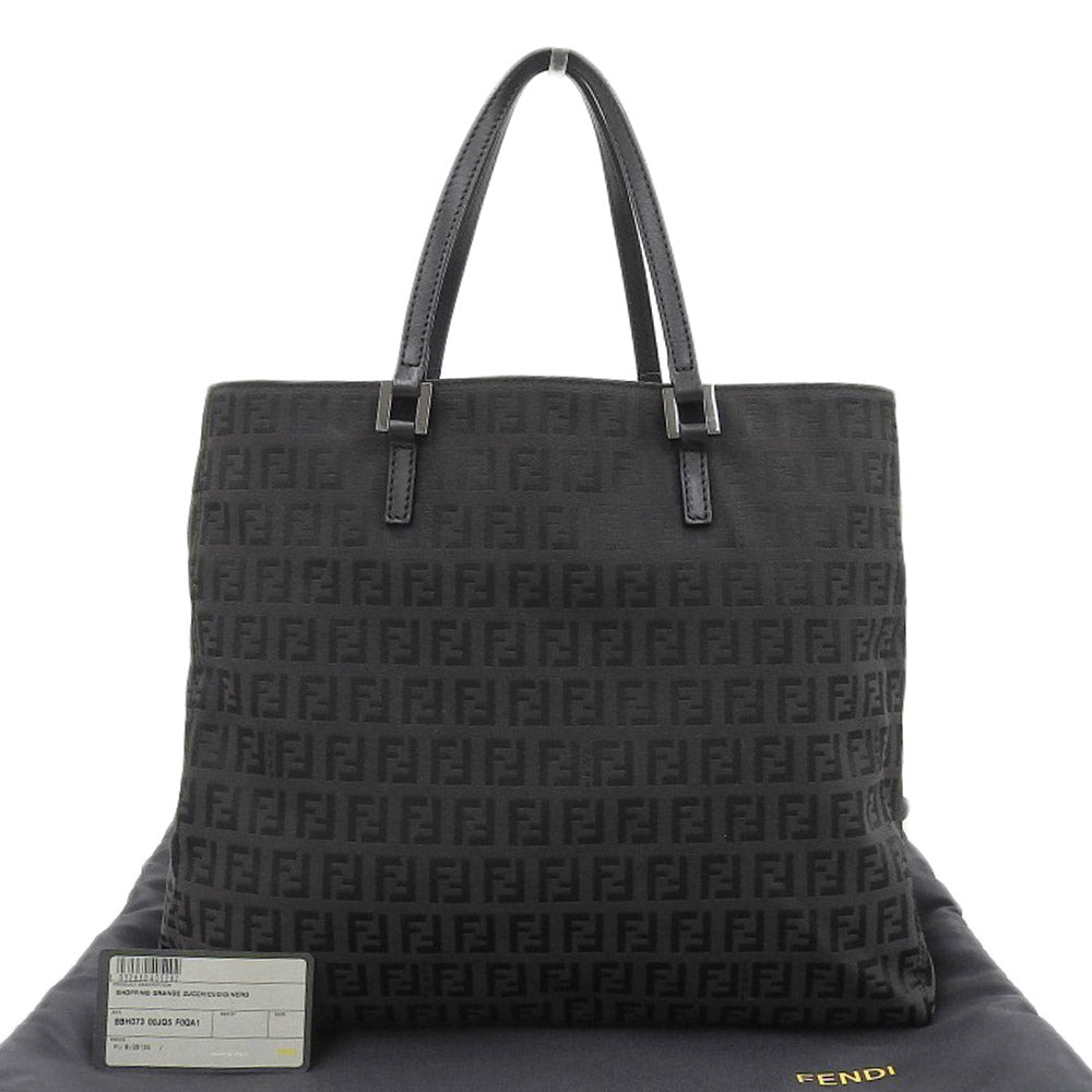 Fendi Zucca Zucchino Handbag 8BH073 Black