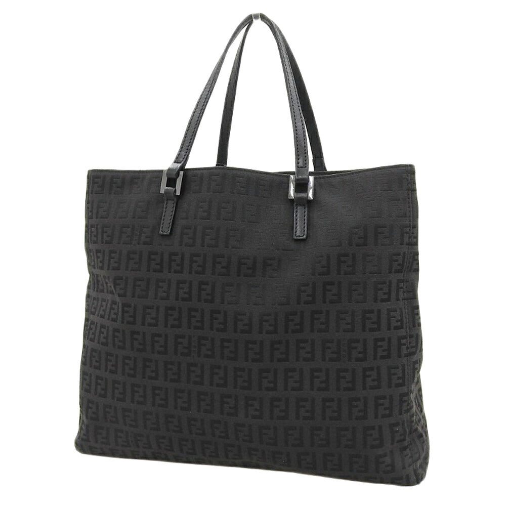 Fendi Zucca Zucchino Handbag 8BH073 Black