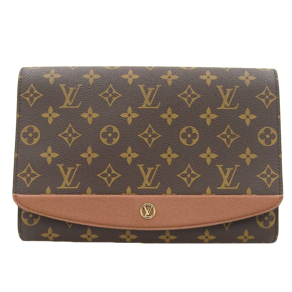 Louis Vuitton Monogram Bordeaux Clutch Bag M51797