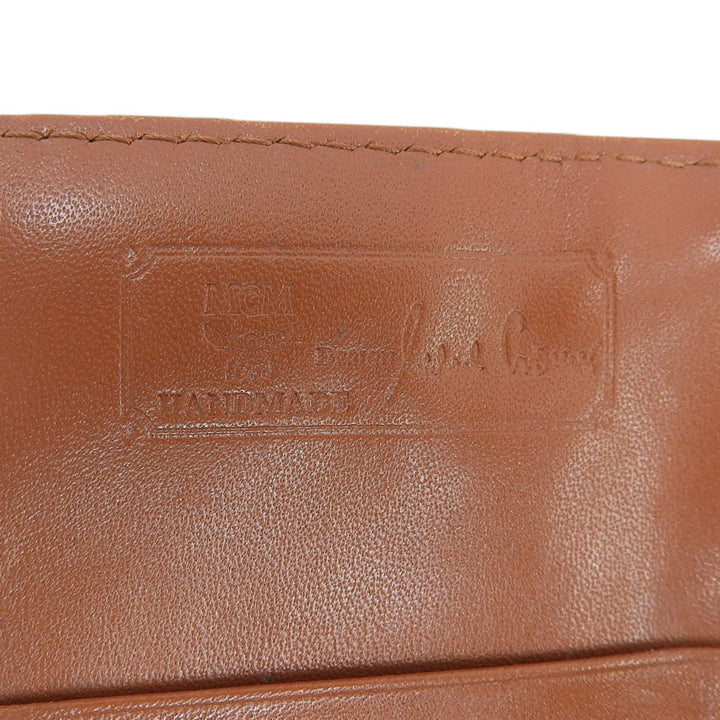 MCM Leather Long Wallet Camel in Very Good Condition