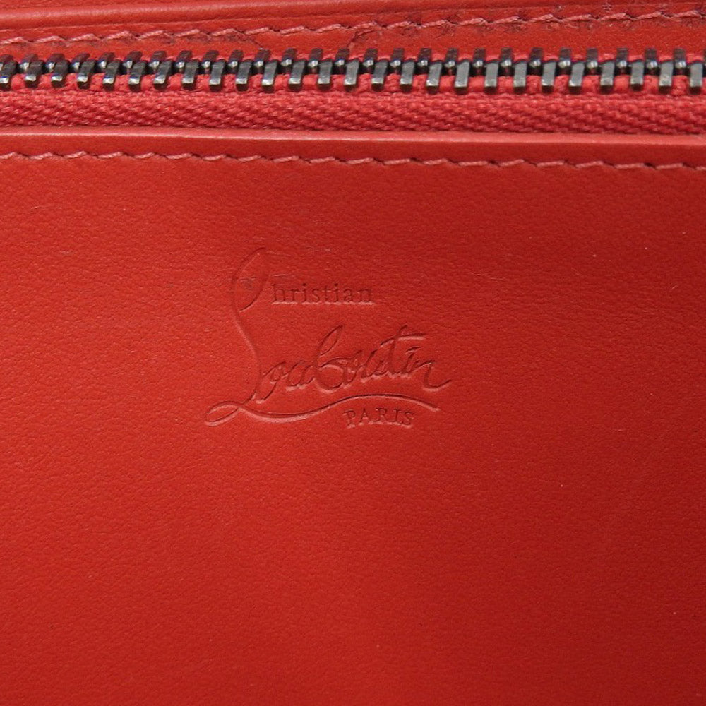 Christian Louboutin Panettone Spike Wallet Leather Black