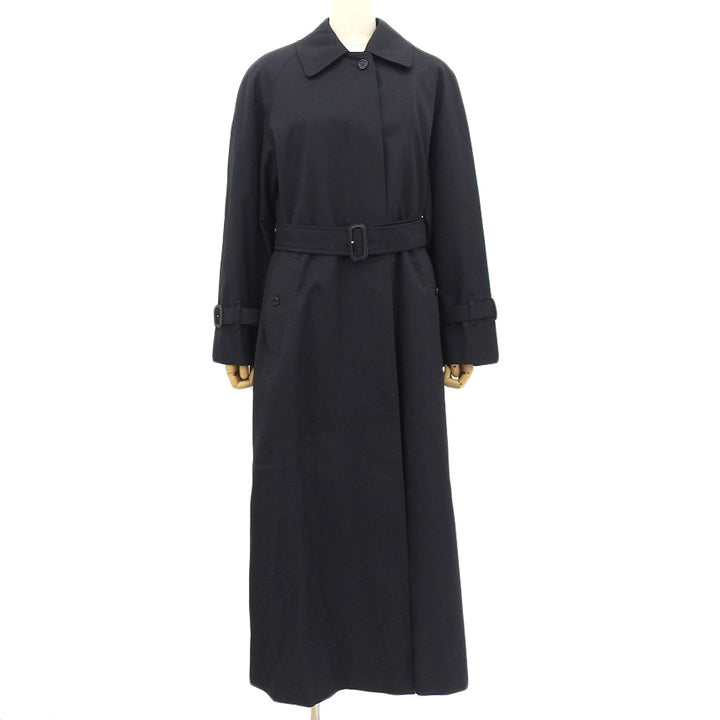 Burberry Wool Long Coat Black Liner in Great Condition