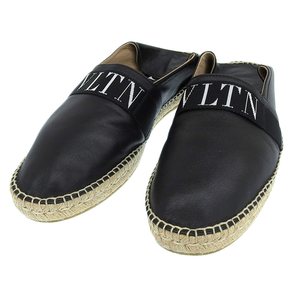 Valentino Garavani Logo Slip-On Shoes Black