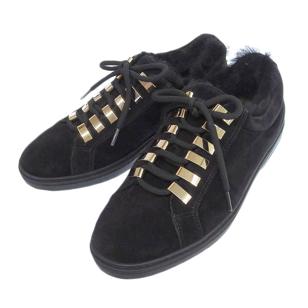 Jimmy Choo Suede Star Studded Sneakers Black 43 in Great Condition