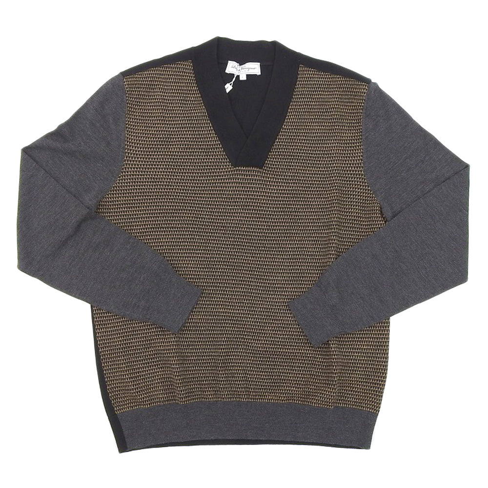 Salvatore Ferragamo Wool Sweater L Men