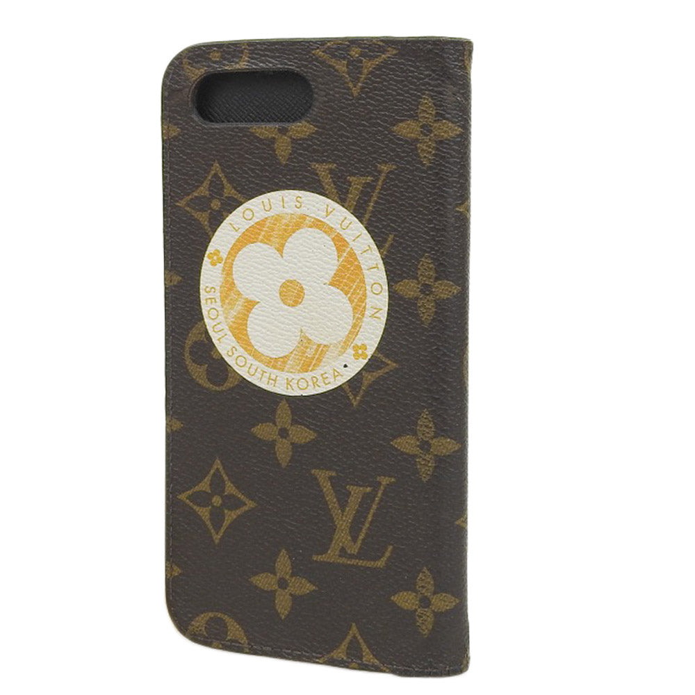 Louis Vuitton Monogram Folio Dog iPhone8 Case in Very Good Condition