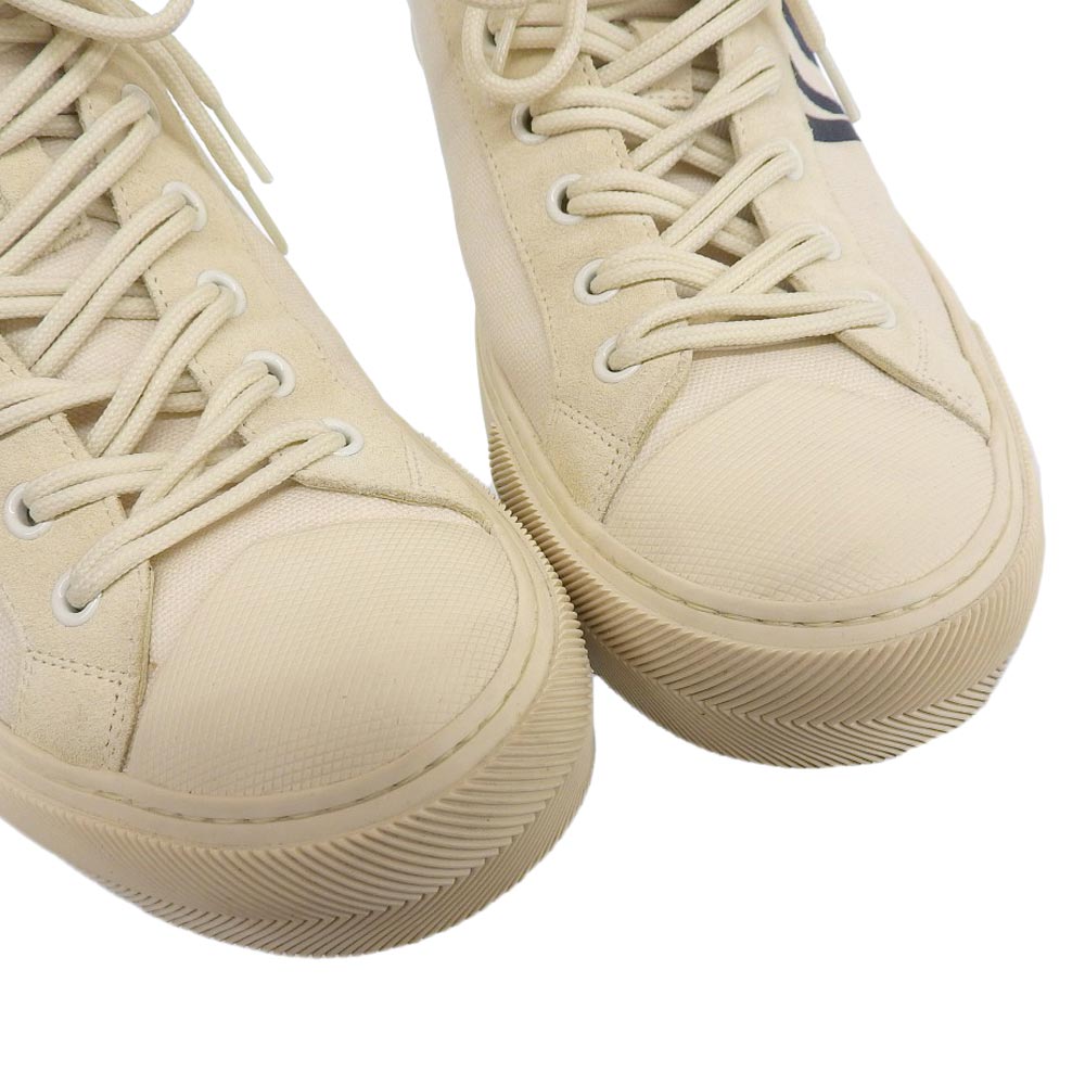 Louis Vuitton Tattoo Line Sneakers Canvas Suede Beige in Great Condition