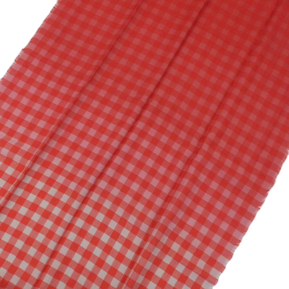 Louis Vuitton Etole Masai Check Degrede Shawl Red M75134 in Great Condition