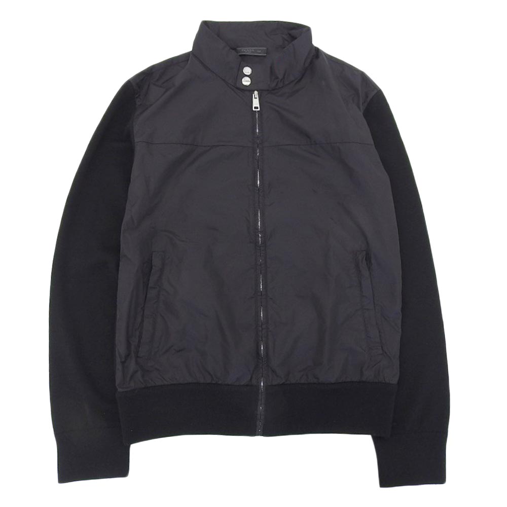 Prada Nylon Wool Jacket Black 54 Men