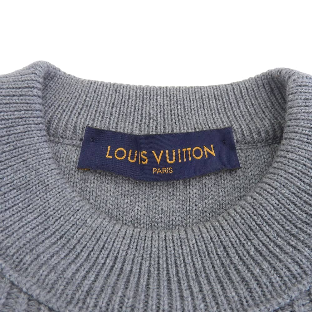 Louis Vuitton 100% Wool Sweater Size S RM192 OZJ HHN89W in Great Condition