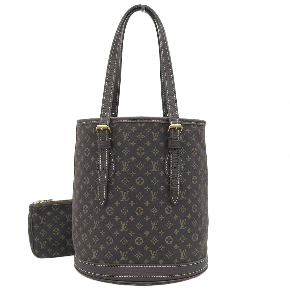 Louis Vuitton Monogram Mini Lin Bucket PM Handbag M95226