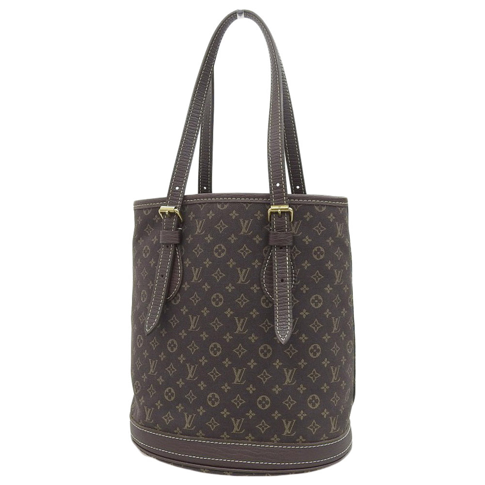 Louis Vuitton Monogram Mini Lin Bucket PM Handbag M95226