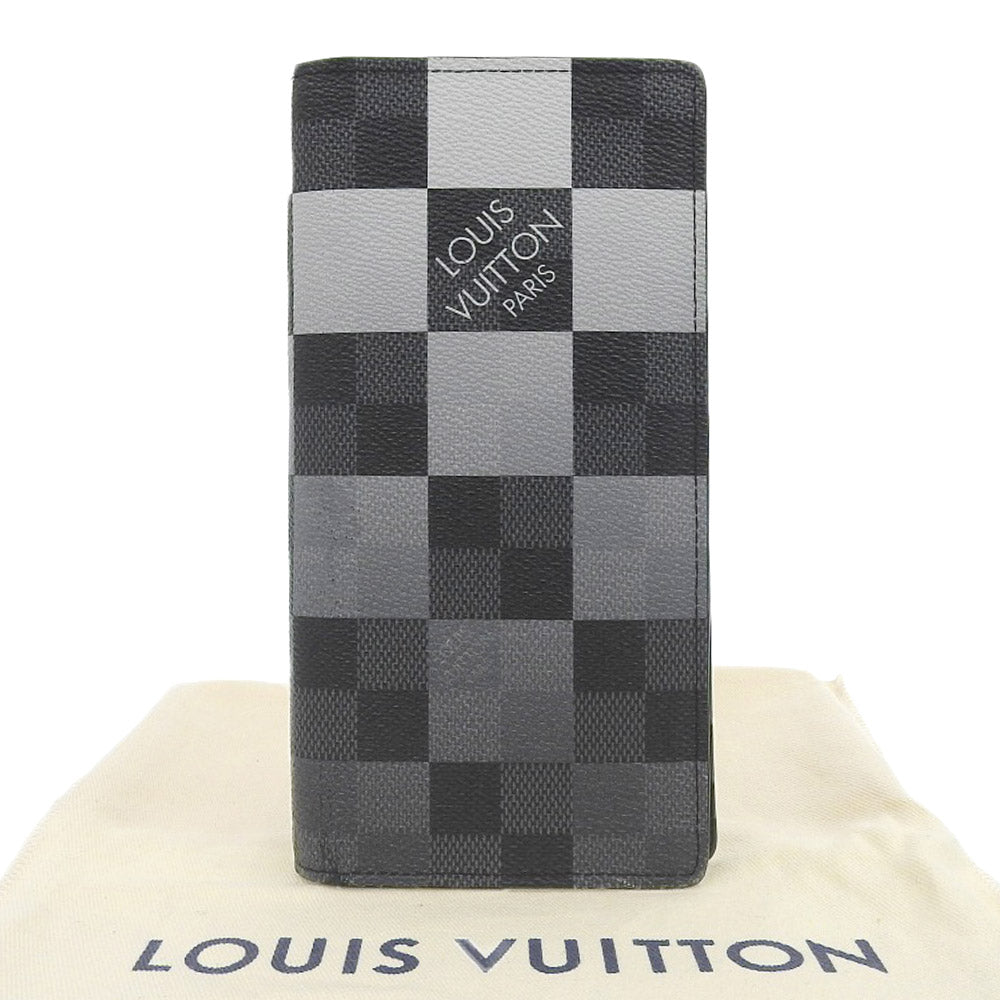 Louis Vuitton Damier Graphite Giant Portefeuille Brazza NM Wallet N40415