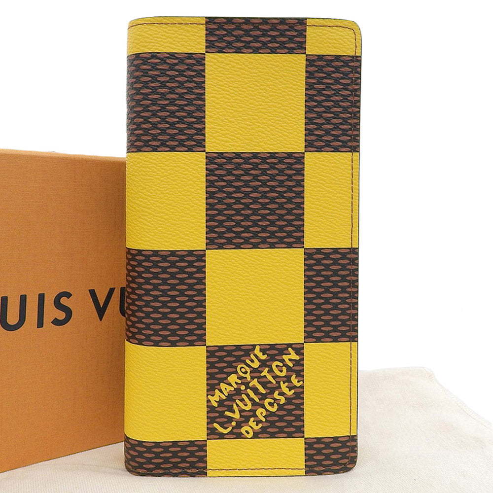 Louis Vuitton Damier Pop Portefeuille Brazza NM Long Wallet N40541