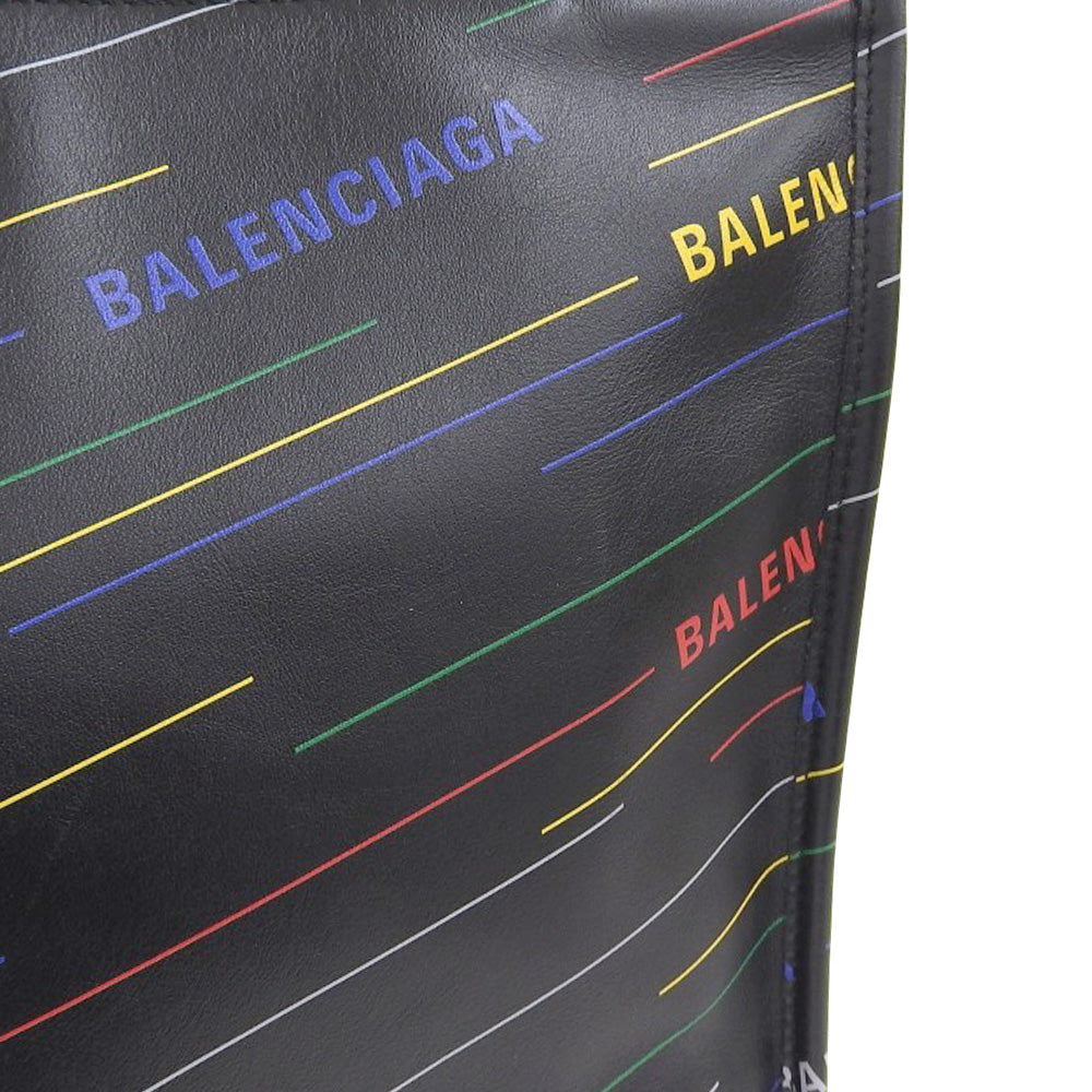 Balenciaga Leather Market Shopper Tote Bag 552870 0XT0N 1080 in Great Condition