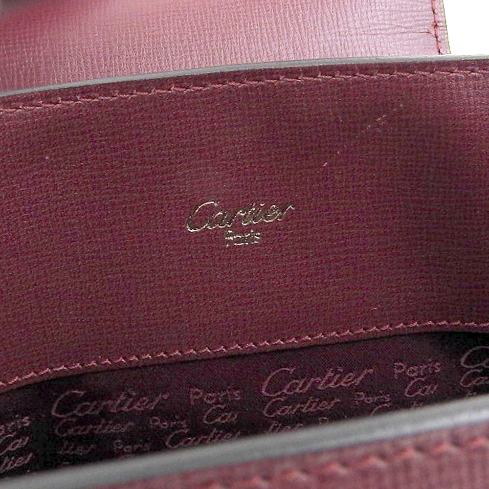 Cartier Must de Cartier Leather Shoulder Bag in Excellent Condition